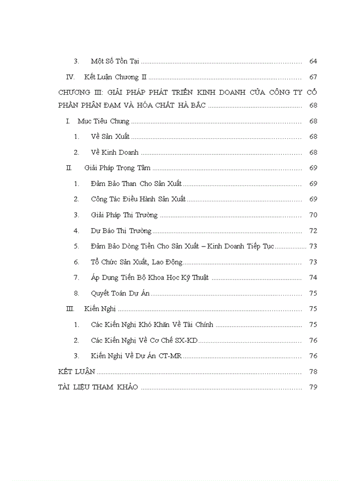 image for page Thực trạng và giải pháp phát triển sản xuất kinh doanh của công ty Cổ phần Phân đạm và Hóa chất Hà Bắc