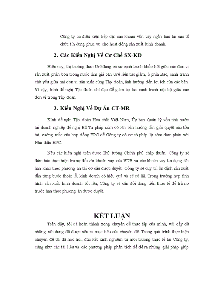 image for page Thực trạng và giải pháp phát triển sản xuất kinh doanh của công ty Cổ phần Phân đạm và Hóa chất Hà Bắc