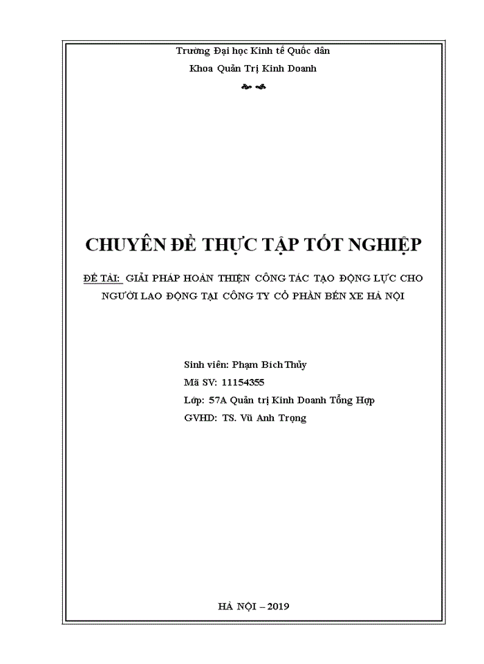 image for page Giải pháp hoàn thiện công tác tạo động lực cho người lao động tại công ty cổ phần bến xe hà nội