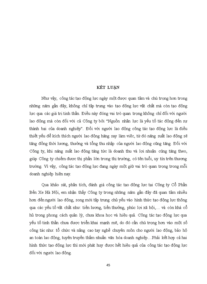 image for page Giải pháp hoàn thiện công tác tạo động lực cho người lao động tại công ty cổ phần bến xe hà nội