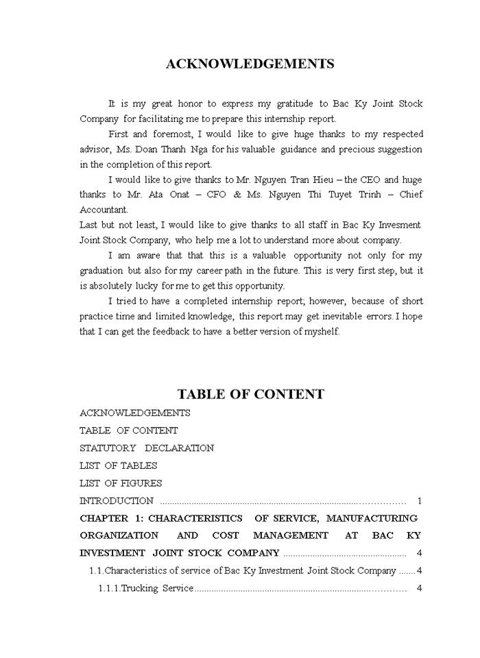 image for page Accounting for manufacturing costs and products pricing at bac ky investment joint stock company