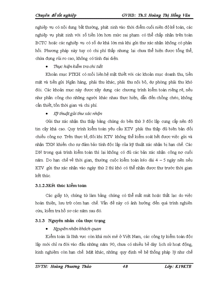 image for page Hoàn thiện quy trình kiểm toán khoản mục phải thu khách hàng trong kiểm toán Báo cáo tài chính tại Công ty TNHH Kiểm toán Đông Á