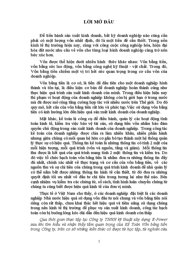 image for page Kế toán vốn bằng tiền và các khoản thanh toán