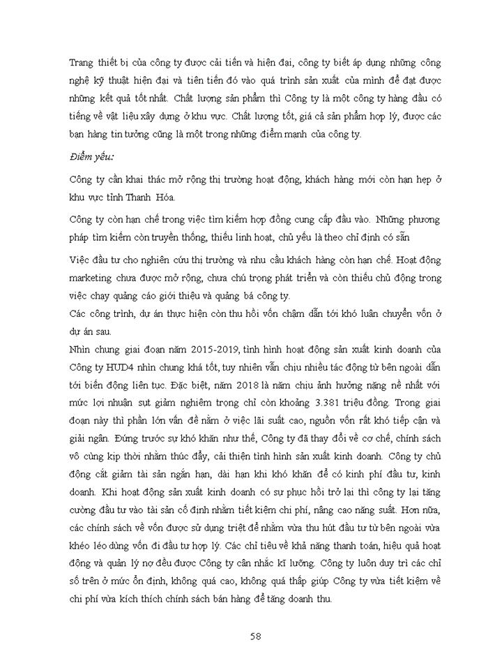 image for page Phân tích hoạt động sản xuất kinh doanh của Công ty cổ phần đầu tư và xây dựng HUD4