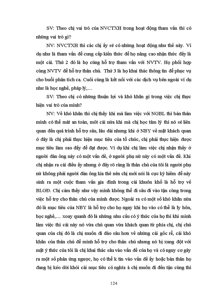 image for page Vai trò của nhân viên công tác xã hội trong hoạt động tham vấn cho phụ nữ bị bạo lực gia đình tại Ngôi nhà Bình Yên - Trung tâm phụ nữ và phát triển