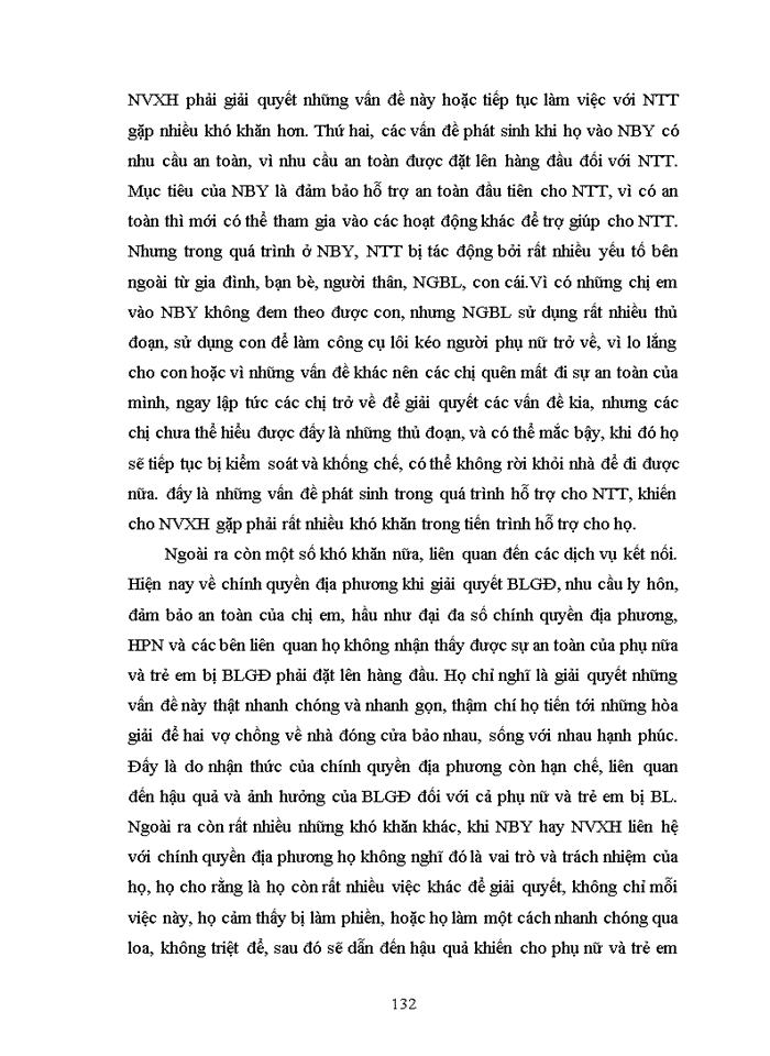 image for page Vai trò của nhân viên công tác xã hội trong hoạt động tham vấn cho phụ nữ bị bạo lực gia đình tại Ngôi nhà Bình Yên - Trung tâm phụ nữ và phát triển