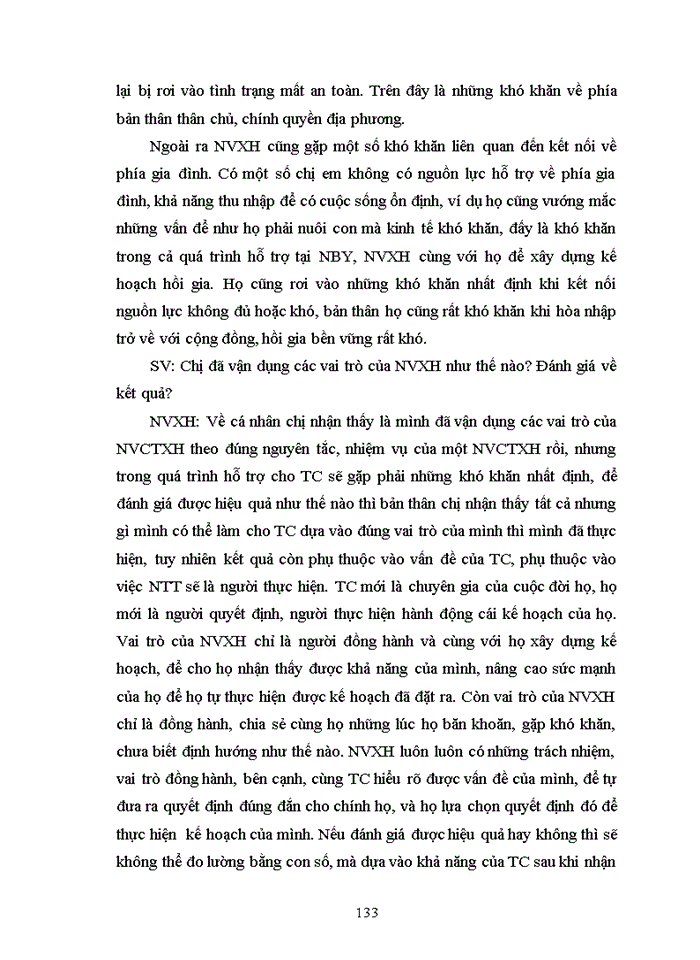 image for page Vai trò của nhân viên công tác xã hội trong hoạt động tham vấn cho phụ nữ bị bạo lực gia đình tại Ngôi nhà Bình Yên - Trung tâm phụ nữ và phát triển