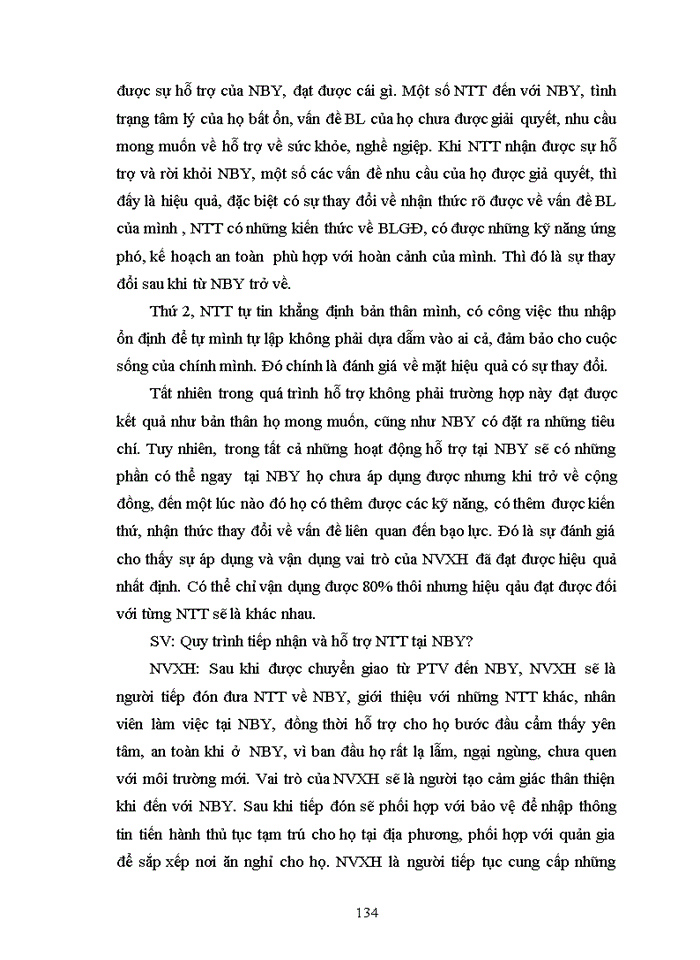 image for page Vai trò của nhân viên công tác xã hội trong hoạt động tham vấn cho phụ nữ bị bạo lực gia đình tại Ngôi nhà Bình Yên - Trung tâm phụ nữ và phát triển