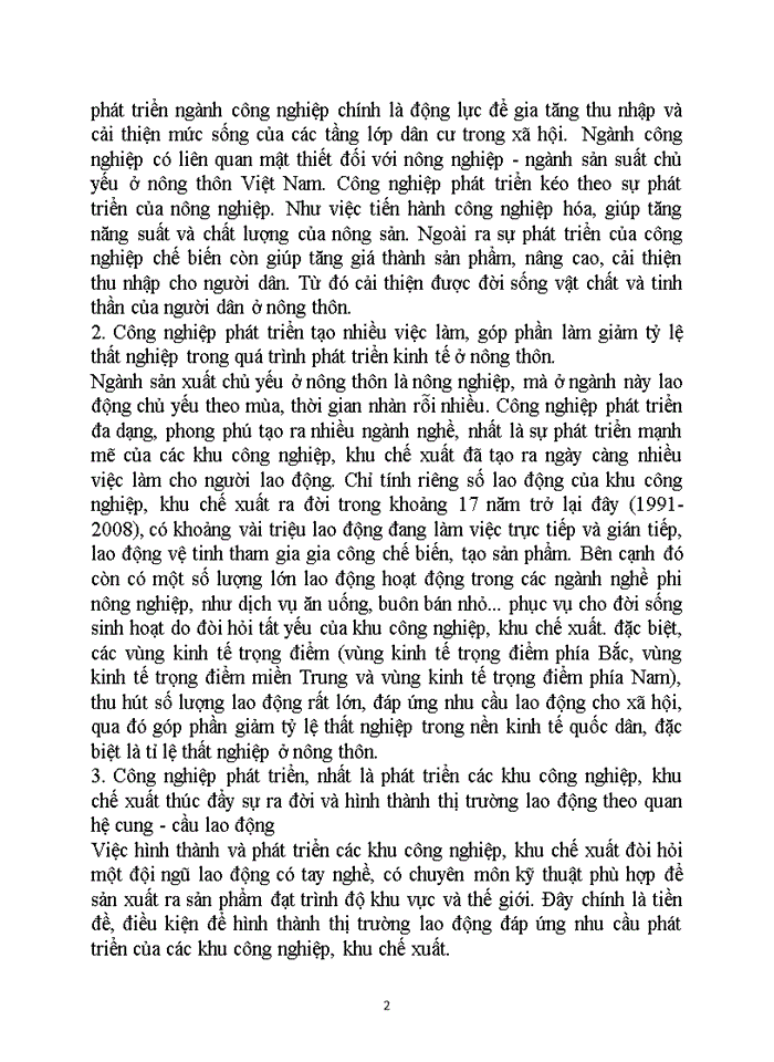 image for page Phân tích vai trò ngành công nghiệp trong phát triển kinh tế xã hội nông thôn