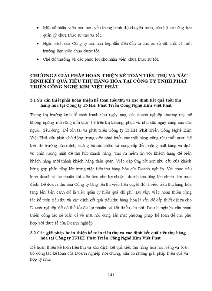 image for page Kế toán hàng hóa, tiêu thụ và xác định kết quả tiêu thụ hàng hóa tại công ty tnhh phát triển công nghệ kim việt phát