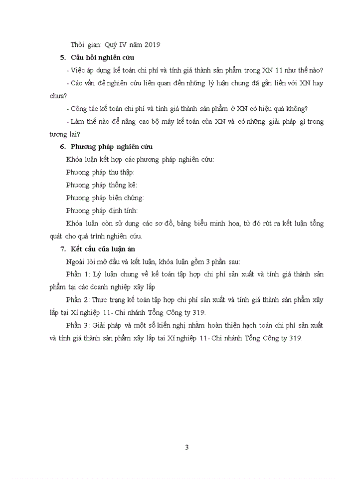 image for page Hoàn thiện kế toán chi phí sản xuất và tính giá thành sản phẩm xây lắp tại xí nghiệp 11 – chi nhánh tổng công ty 319 bộ quốc phòng