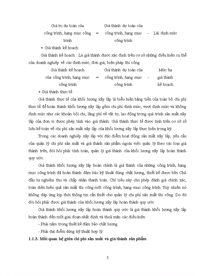 image for page Hoàn thiện kế toán chi phí sản xuất và tính giá thành sản phẩm xây lắp tại xí nghiệp 11 – chi nhánh tổng công ty 319 bộ quốc phòng