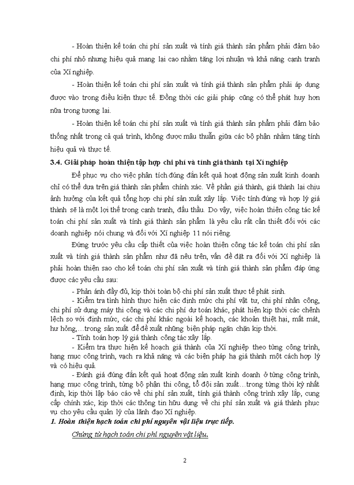 image for page Hoàn thiện kế toán chi phí sản xuất và tính giá thành sản phẩm xây lắp tại xí nghiệp 11 – chi nhánh tổng công ty 319 bộ quốc phòng