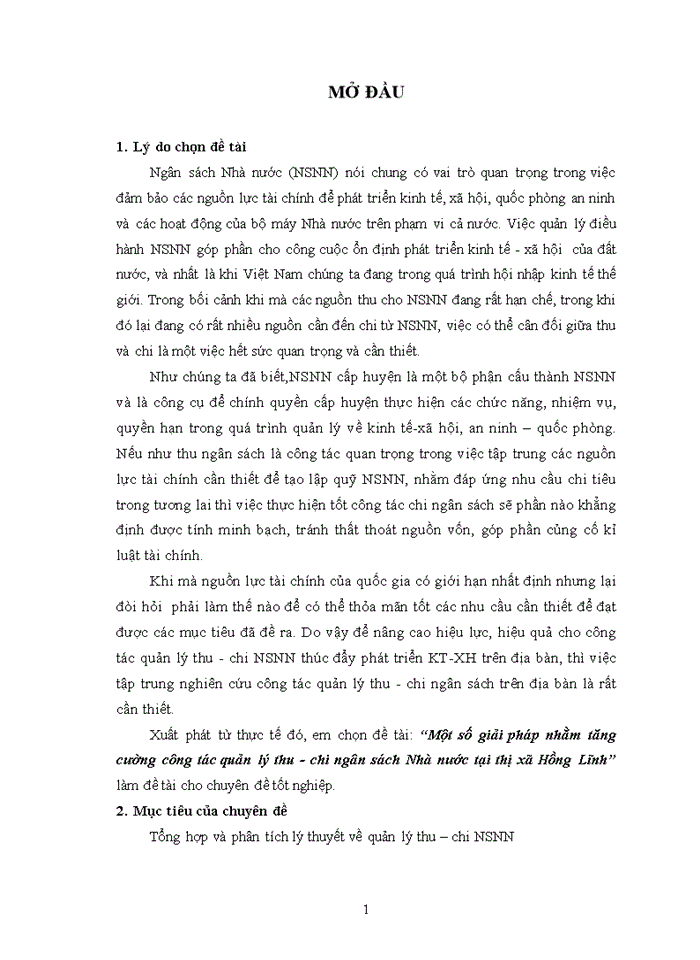 image for page Một số giải pháp nhằm tăng cường công tác quản lý thu - chi ngân sách Nhà nước tại thị xã Hồng Lĩnh