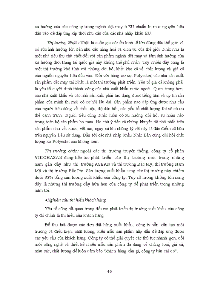 image for page Một số giải pháp mở rộng thị trường xuất khẩu xơ sợi Polyester trong những năm tới