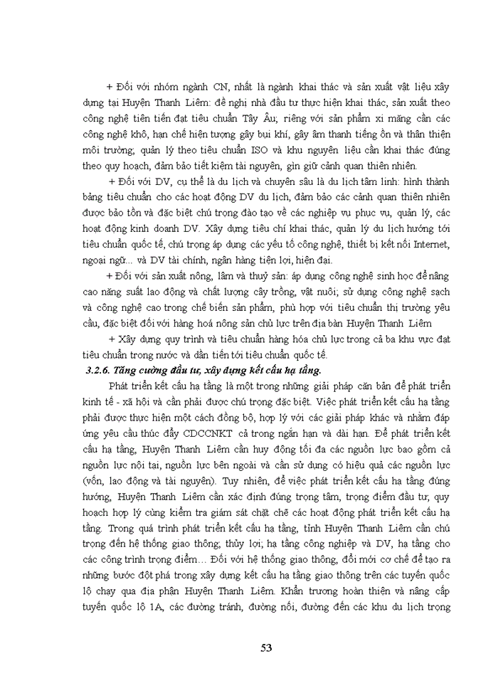 image for page Nghiên cứu về cơ cấu kinh tế ngành và CDCCNKT của huyện Thanh Liêm tỉnh Hà Nam