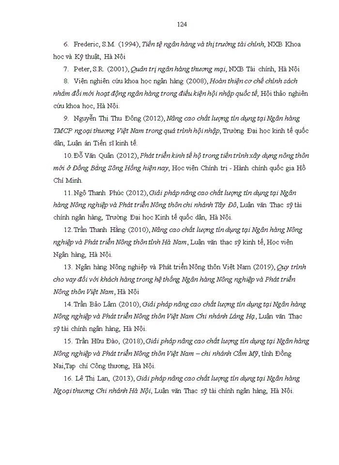 image for page Nâng cao chất lượng tín dụng tại Ngân hàng Nông nghiệp và Phát triển nông thôn Việt Nam - chi nhánh Huyện Hưng Hà, Bắc Thái Bình