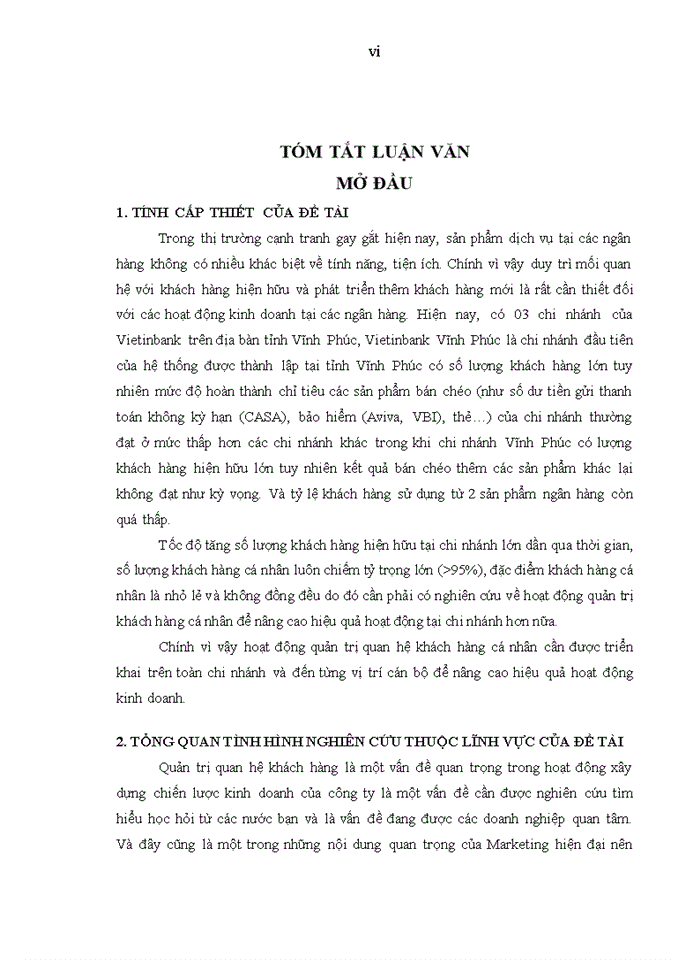image for page Quản trị quan hệ khách hàng cá nhân tại ngân hàng tmc công thương việt nam chi nhánh vĩnh phúc