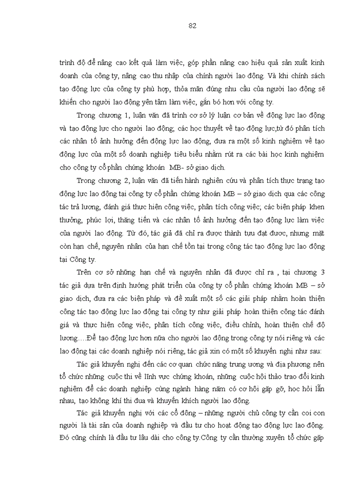 image for page Tạo động lực lao động cho nhân viên môi giới tại công ty cổ phần chứng khoán mb – chi nhánh sở giao dịch