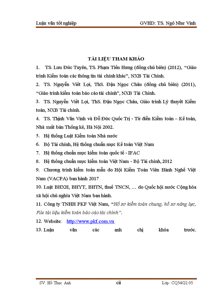 image for page Hoàn thiện quy trình kiểm toán khoản mục chi phí bán hàng và chi phí quản lý doanh nghiệp trong Kiểm toán Báo cáo tài chính do Công ty TNHH PKF Việt Nam thực hiện