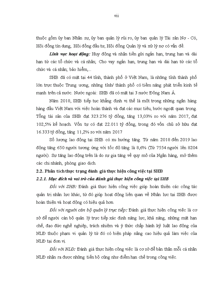 image for page Đánh giá thực hiện công việc tại Ngân hàng TMCP Sài Gòn – Hà Nội (SHB)