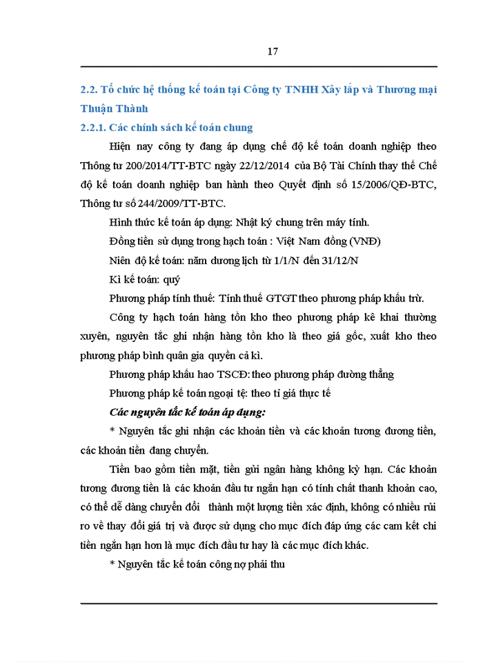 image for page Đánh giá về tình hình tổ chức hạch toán kế toán tại công ty tnhh xây lắp và thương mại thuận thành