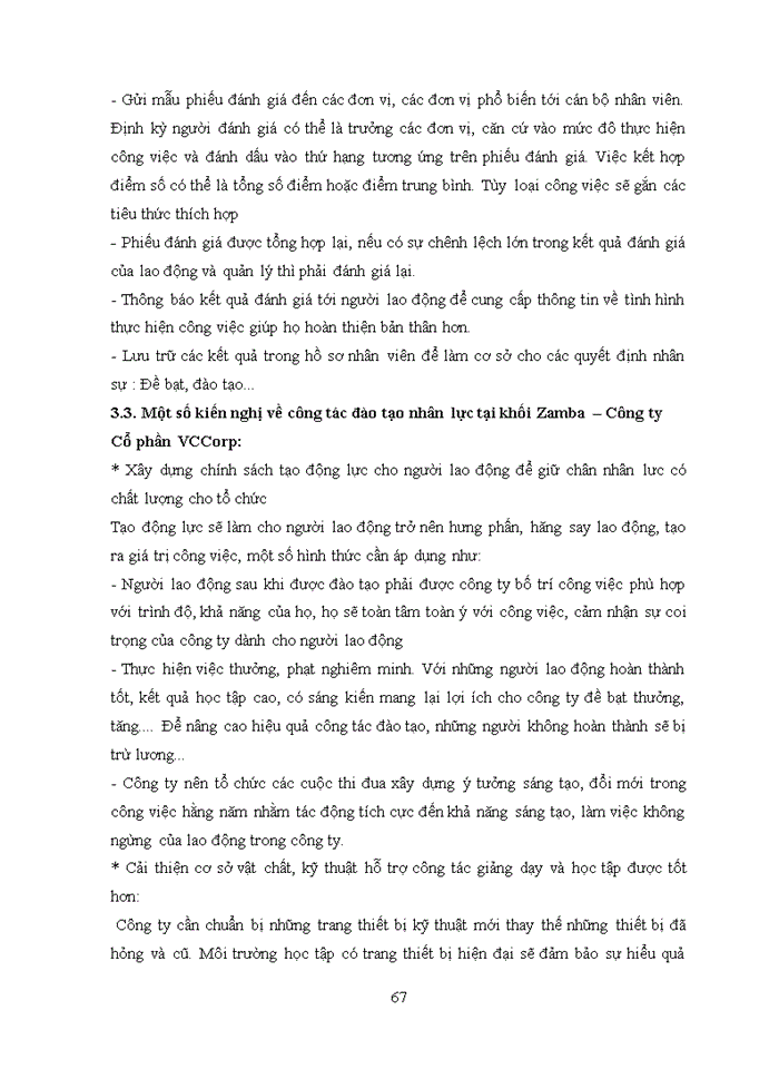 image for page Công tác Đào tạo phát triển nguồn nhân lực tại Khối Zamba (TMĐT) – Công ty Cổ phần VCCorp