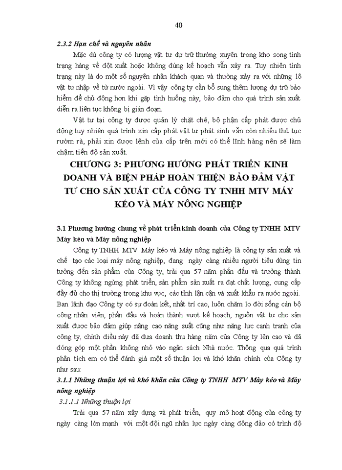 image for page Bảo đảm vật tư cho sản xuất của Công ty TNHH MTV Máy kéo và Máy nông nghiệp