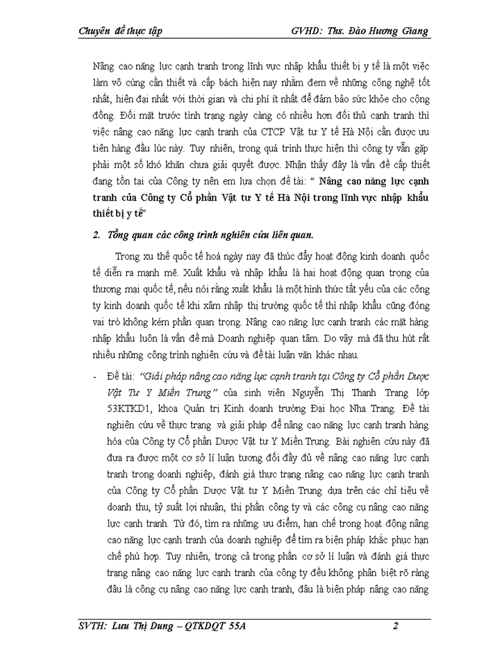image for page Nâng cao năng lực cạnh tranh của Công ty Cổ phần Vật tư y tế Hà Nội trong lĩnh vực nhập khẩu thiết bị y tế