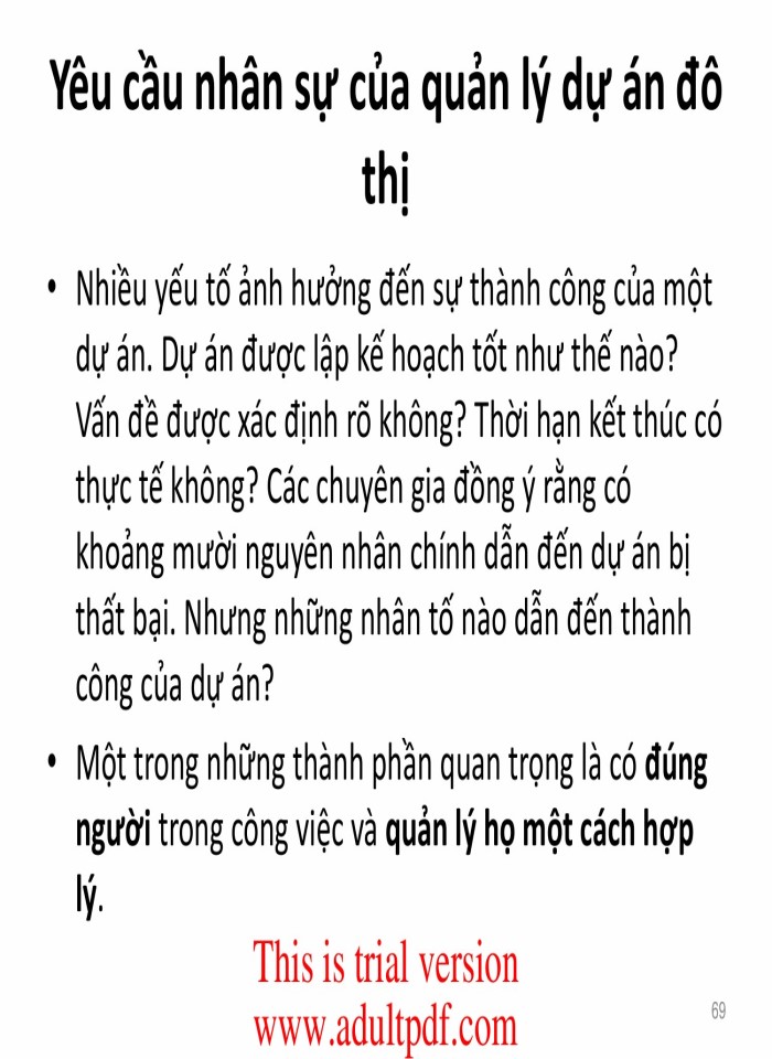 image for page Quản lý các yếu tố khác trong dự án đô thị