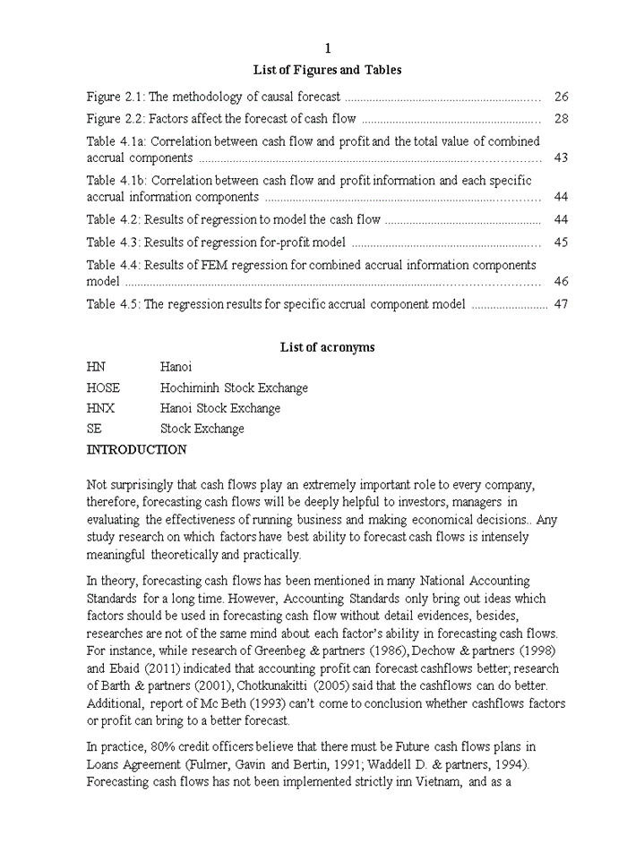 image for page A study on using accounting information to forecast cash flows from operating activities of non - financial listed companies on hanoi stock exchange