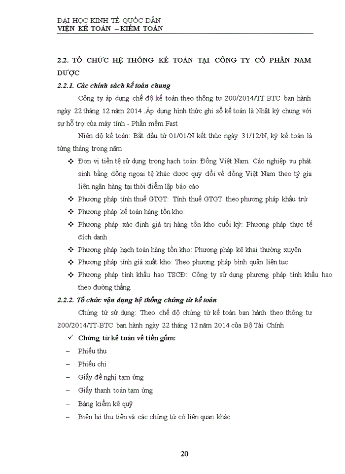 image for page Một số đánh giá về tình hình tổ chức hạch toán kế toán tại công ty cổ pần Nam Dược