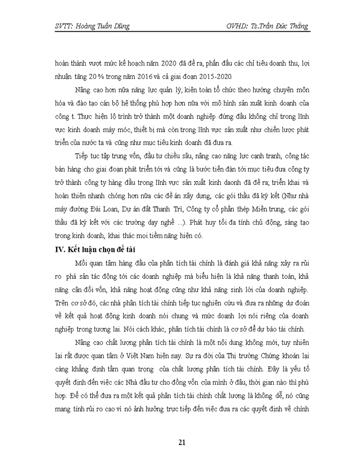 image for page Phân tích tài chính của Công ty cổ phần thiết bị Tân Phát