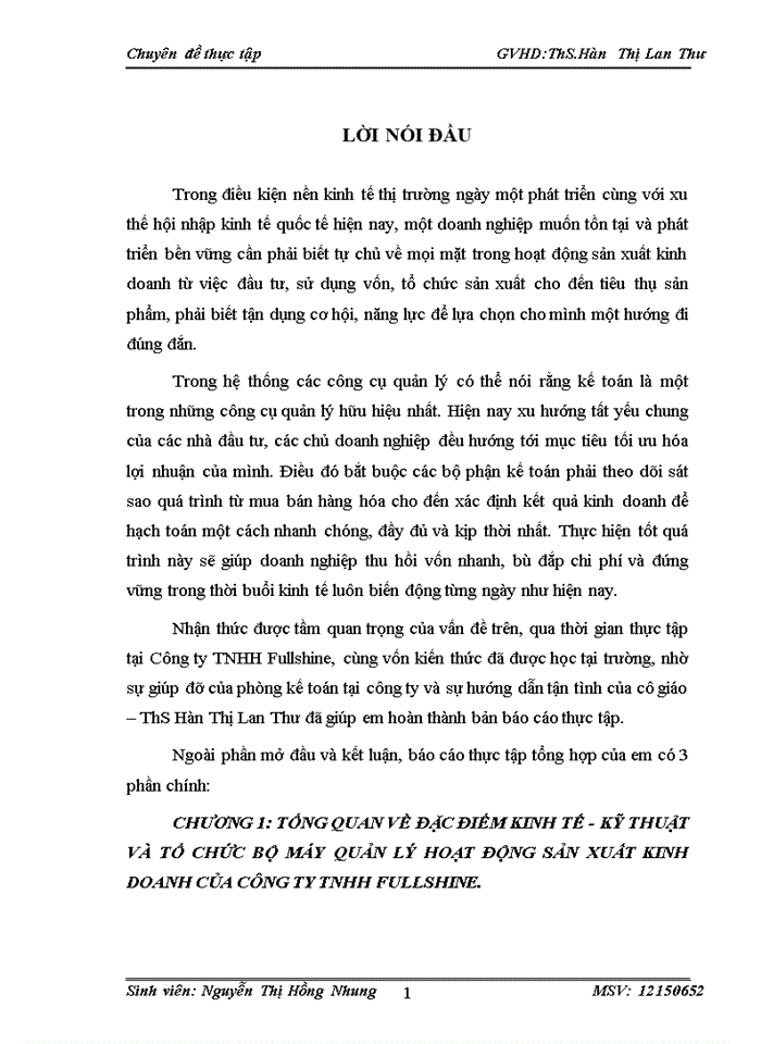 image for page Một số đánh giá về tình hình tổ chức hạch toán kế toán tại công ty.