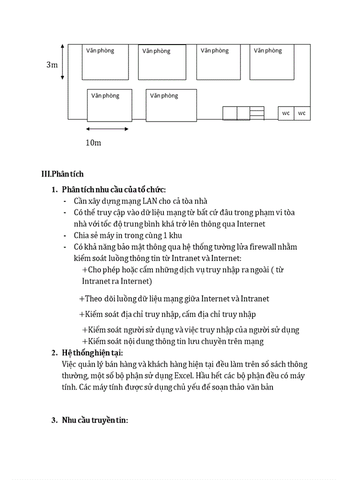 Thiết kế một mạng máy tính để có thể triển khai việc ứng dụng công nghệ thông tin trong việc quản lý