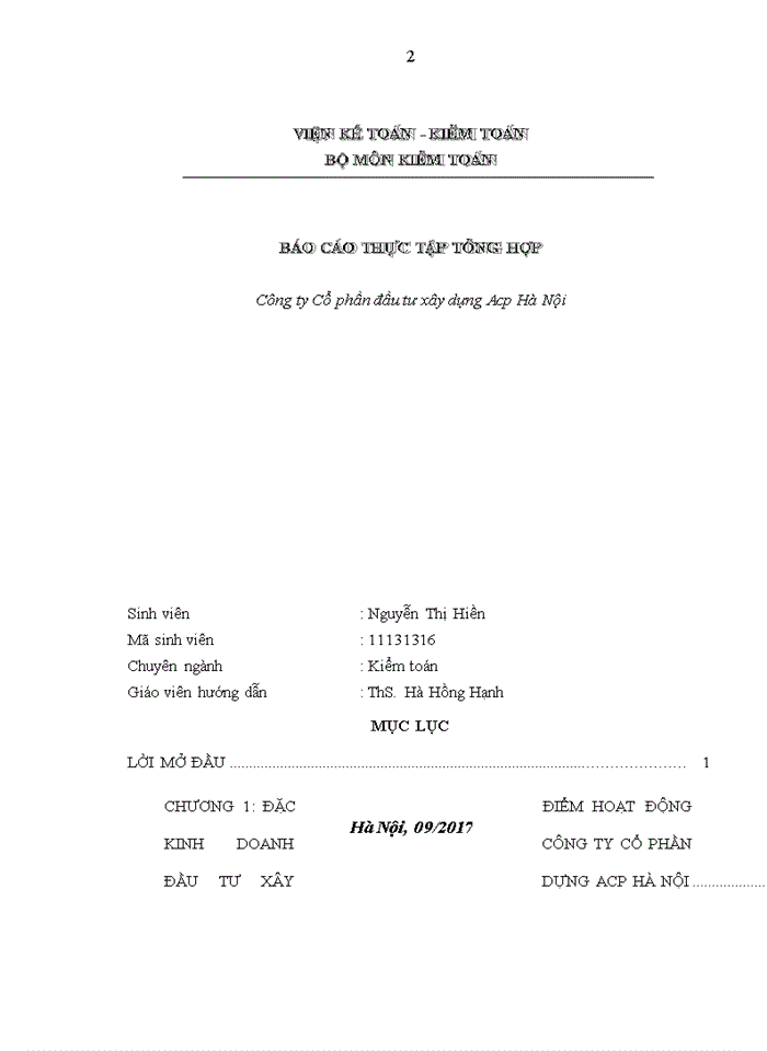 image for page Giải pháp hoàn thiện tổ chức kiểm toán nội bộ của công ty Cổ phần đầu tư xây dựng Acp Hà Nội