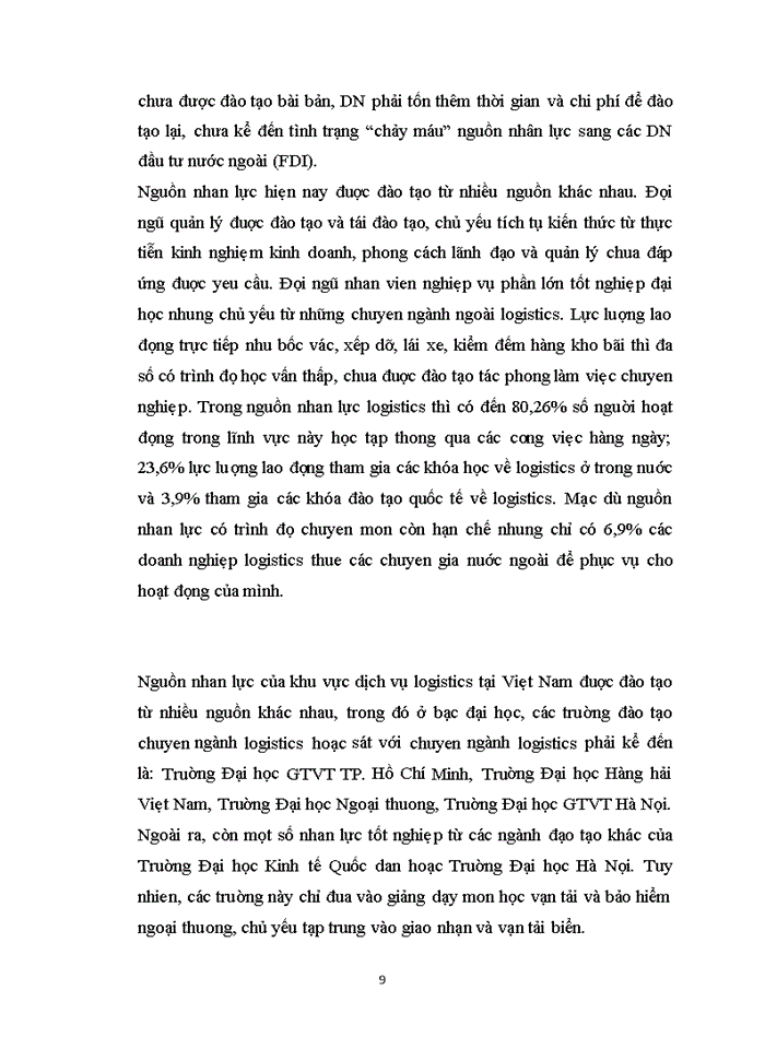 image for page Nguồn nhân lực Logistics VN và giải pháp phát triển trong những năm tới.