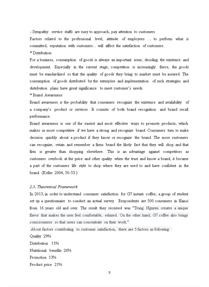 image for page Factors affecting customer satisfaction: a case study on g7 coffee