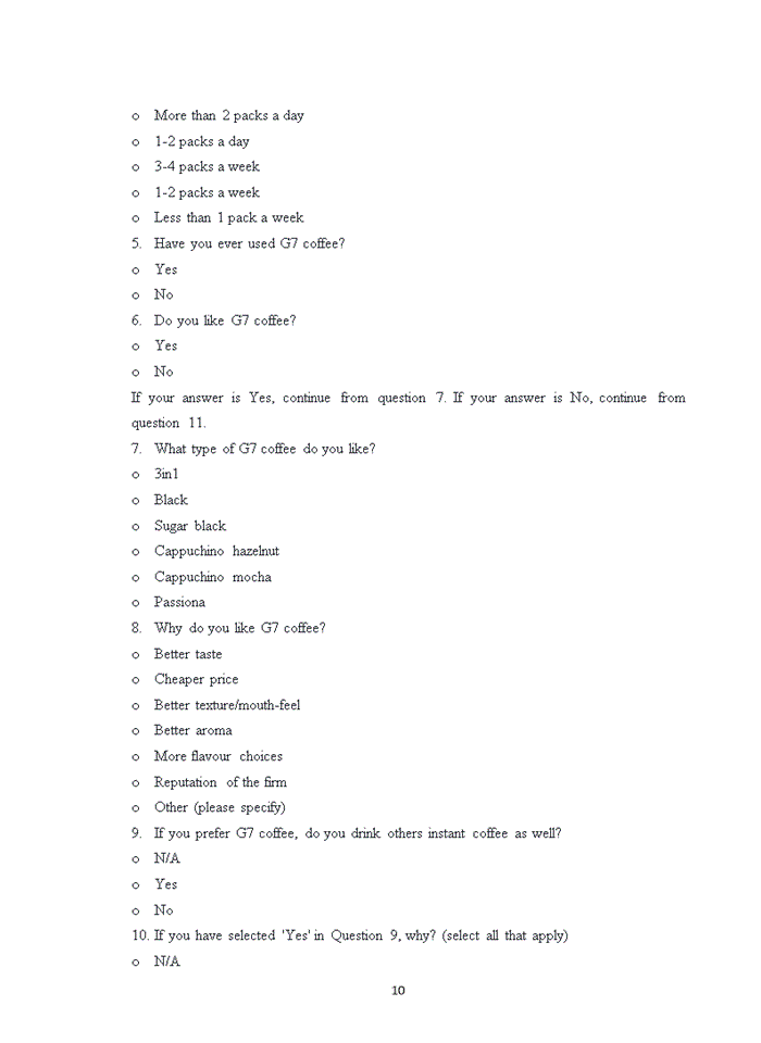 image for page Factors affecting customer satisfaction: a case study on g7 coffee