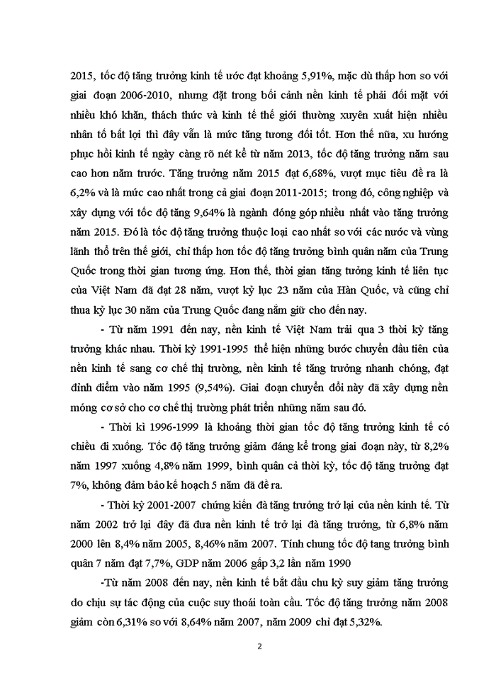 image for page Thực trạng tăng trưởng và chất lượng tăng trưởng kinh tế Việt Nam thời kì đổi mới