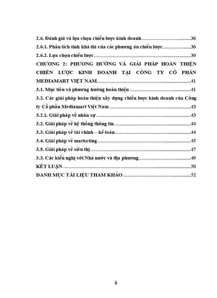 image for page Giải pháp hoàn thiện xây dựng chiến lược kinh doanh của Công ty Cổ phần Mediamart Việt Nam