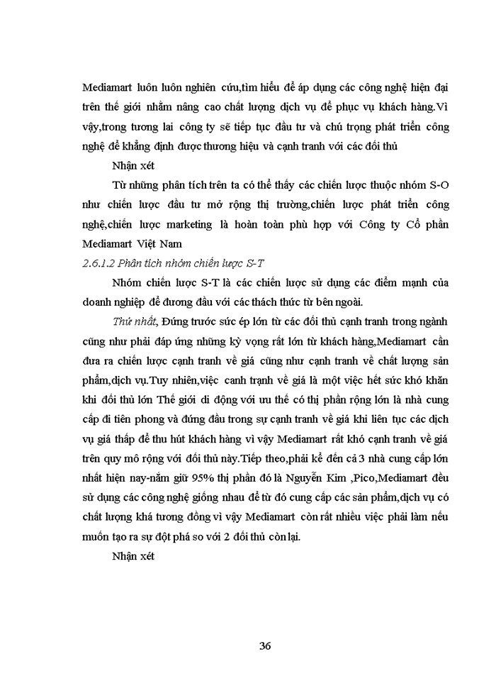 image for page Giải pháp hoàn thiện xây dựng chiến lược kinh doanh của Công ty Cổ phần Mediamart Việt Nam