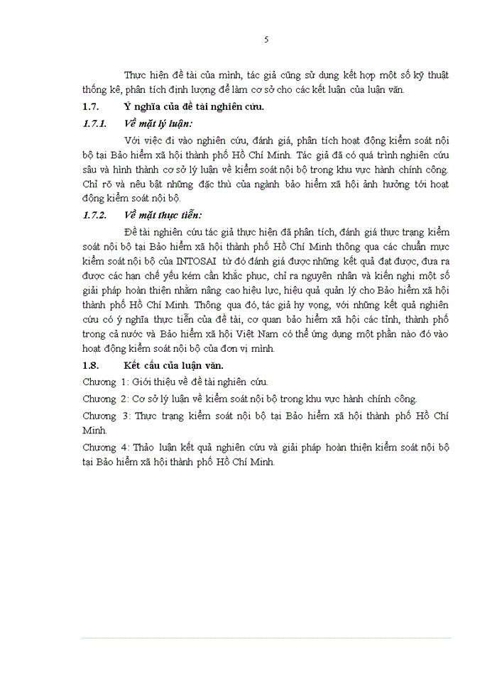 image for page Hoàn thiện kiểm soát nội bộ tại bảo hiểm xã hội thành phố Hồ Chí Minh