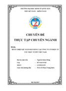 Hoàn thiện kế toán bán hàng tại công ty cổ phần tư vấn trực tuyến việt nam