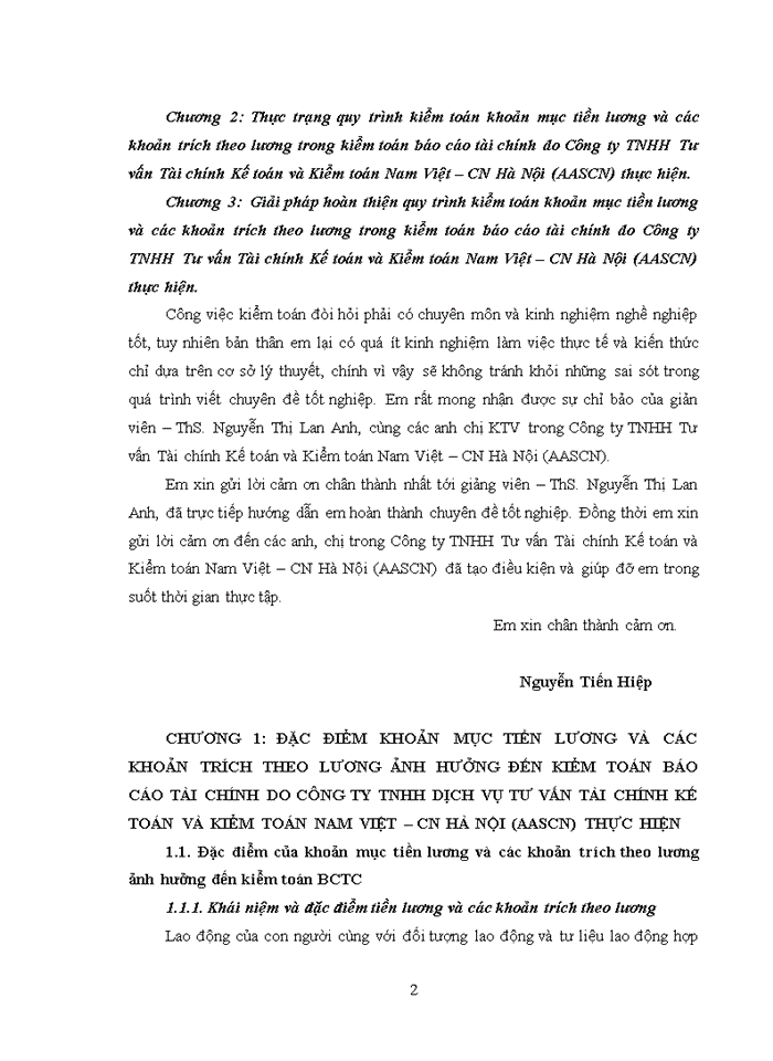 image for page Các giải pháp hoàn thiện vận dụng quy trình kiểm toán vào kiểm toán khoản mục tiền lương