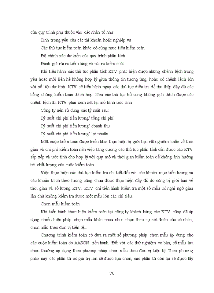 image for page Các giải pháp hoàn thiện vận dụng quy trình kiểm toán vào kiểm toán khoản mục tiền lương