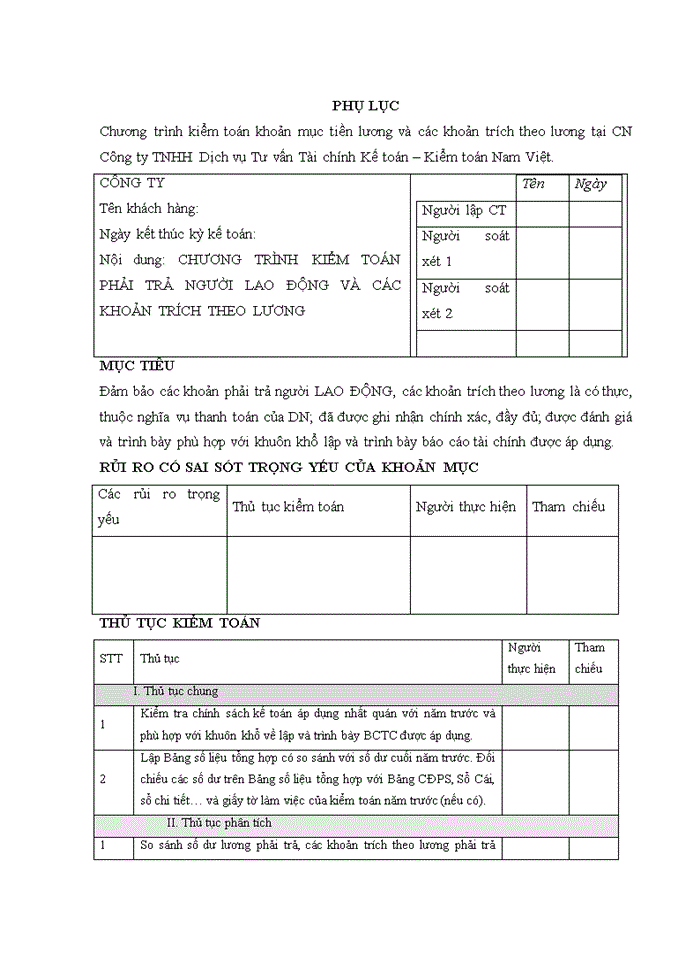 image for page Các giải pháp hoàn thiện vận dụng quy trình kiểm toán vào kiểm toán khoản mục tiền lương