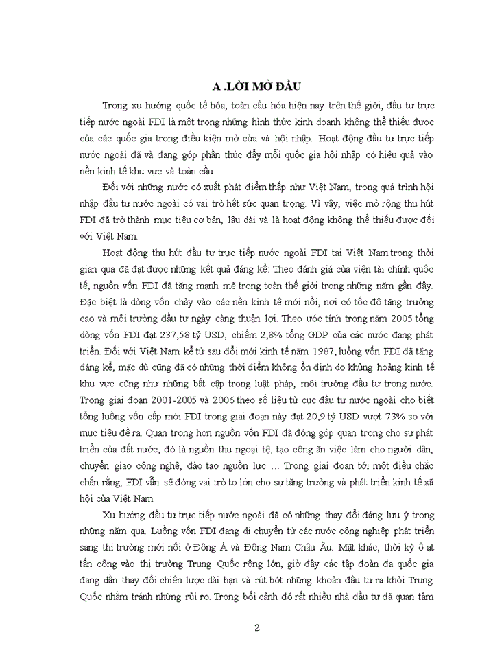 image for page Thu hút FDI ở Việt Nam – Thực trạng và giải pháp
