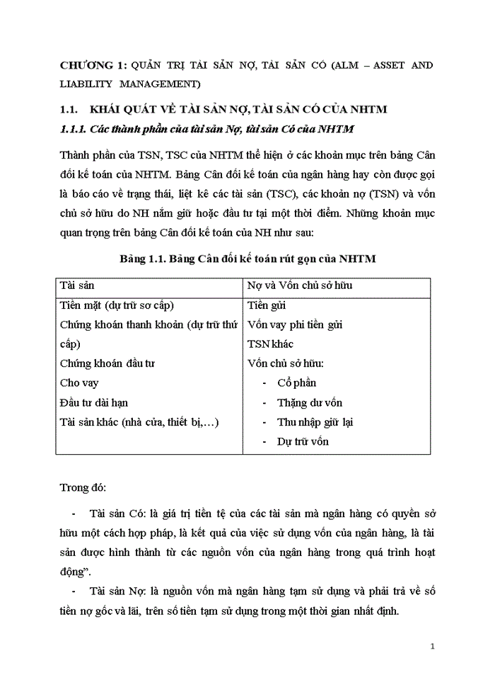 image for page Mục tiêu quản trị tài sản nợ, tài sản có của ngân hàng thương mại
