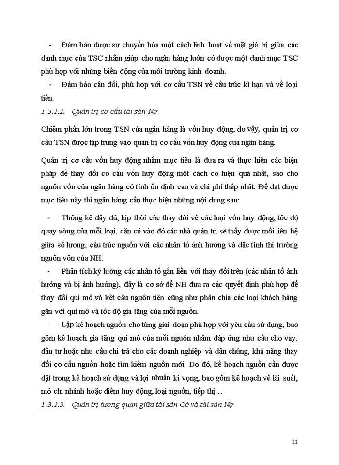 image for page Mục tiêu quản trị tài sản nợ, tài sản có của ngân hàng thương mại